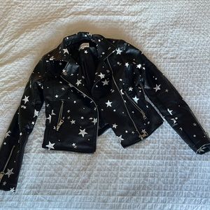 Vigoss Faux Stars and Studs Leather Jacket XS